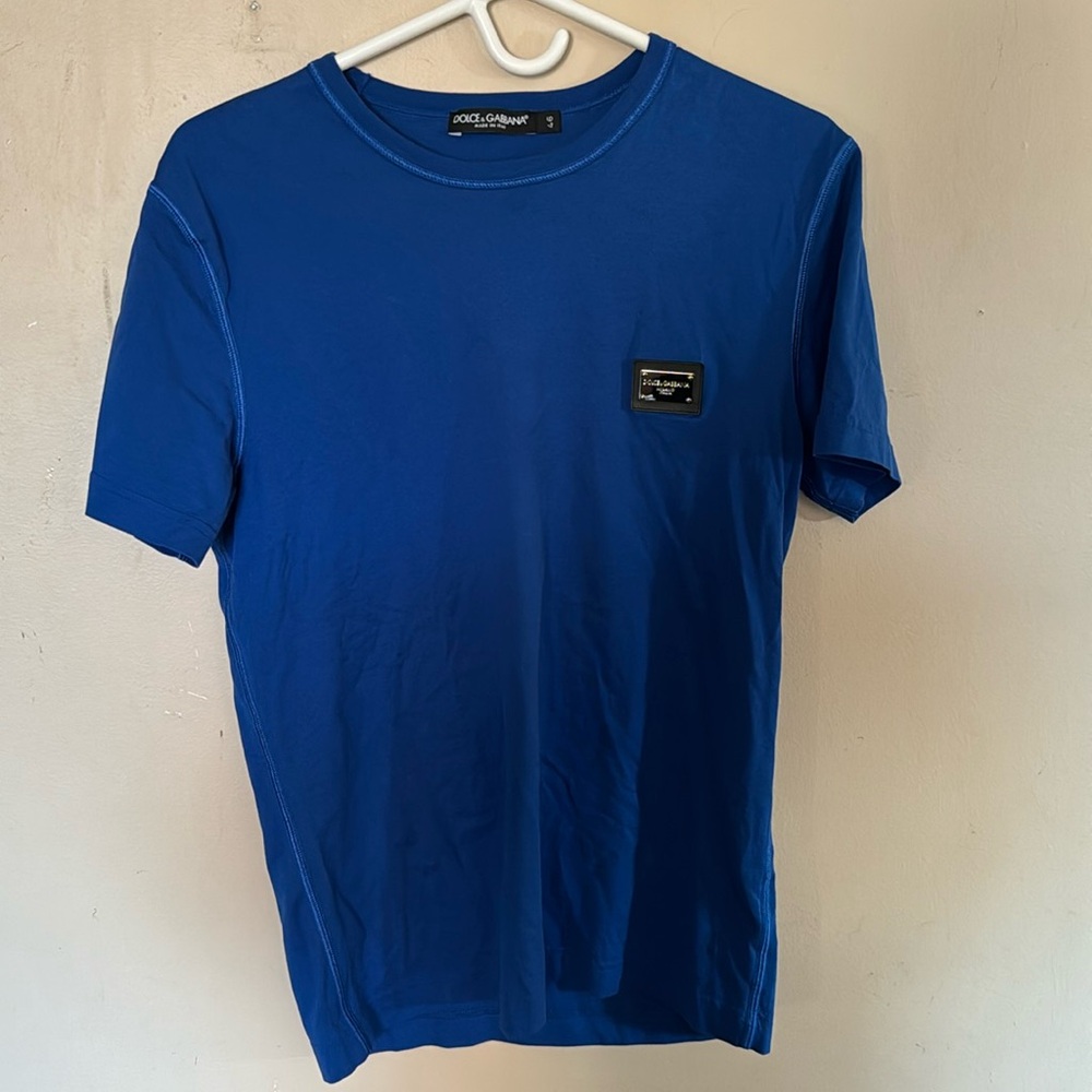 D&G Cotton Blue Tee